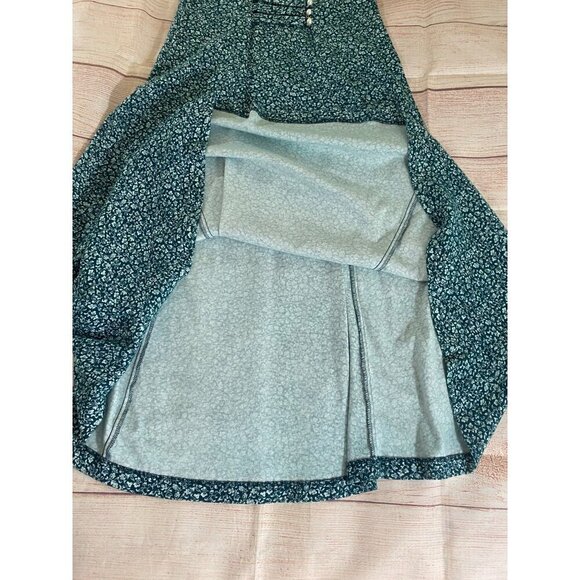 Vintage Ms Conduct California Women's Green Floral Short Sleeve Jersey Dress - 6 - Picture 14 of 14